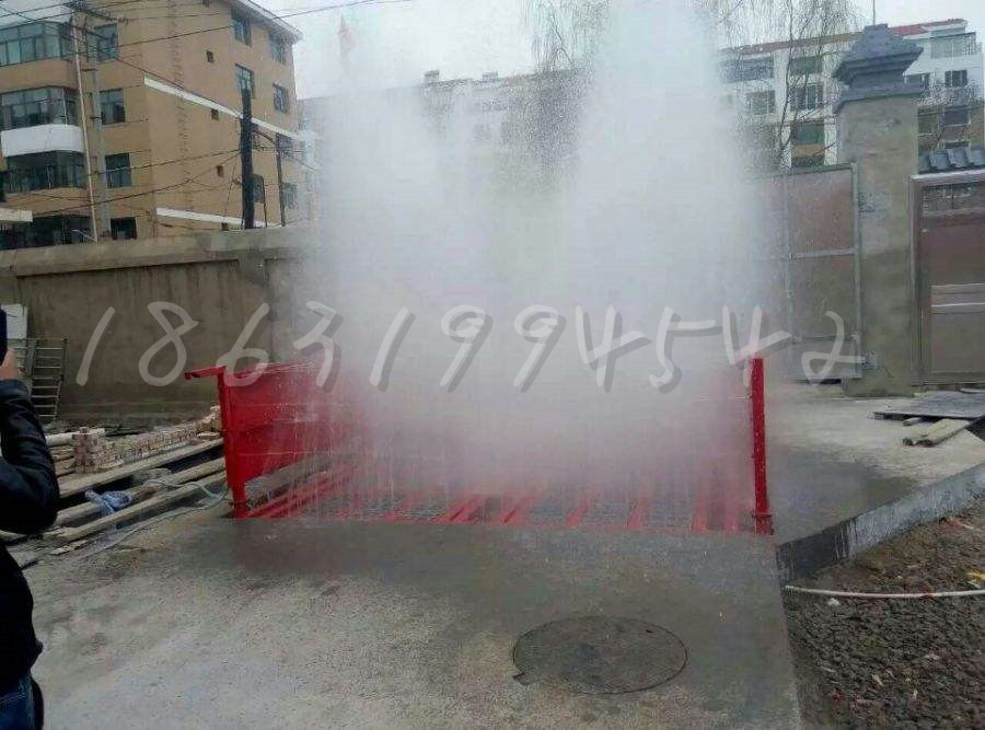 洗车池工程车辆洗轮机改善空气质量